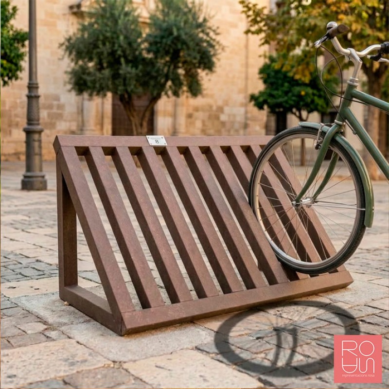 Aparcabicicletes Fauno | Plàstic 100% Reciclat i Ecològic